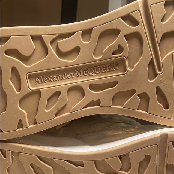 Alexander McQueen Shoes - Alexander McQueen white chunky sneakers